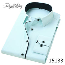 Load image into Gallery viewer, DAVYDAISY High Quality Men Shirt Long Sleeve Twill Solid Formal Business Shirt Brand Man Dress Shirts DS085