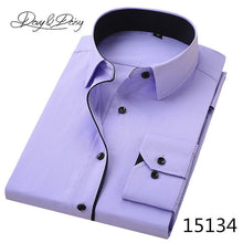 Load image into Gallery viewer, DAVYDAISY High Quality Men Shirt Long Sleeve Twill Solid Formal Business Shirt Brand Man Dress Shirts DS085