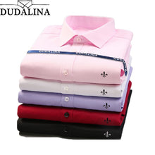 Load image into Gallery viewer, Dudalina 2019 Brand Men Shirt Male Dress Shirts Men's Fashion Casual Long Sleeve Business Formal Shirt Camisa Social Masculina